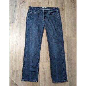 J Brand Curvy Fit Straight Leg Cigarette Size 32 Blue Jeans Pure Stretch USA